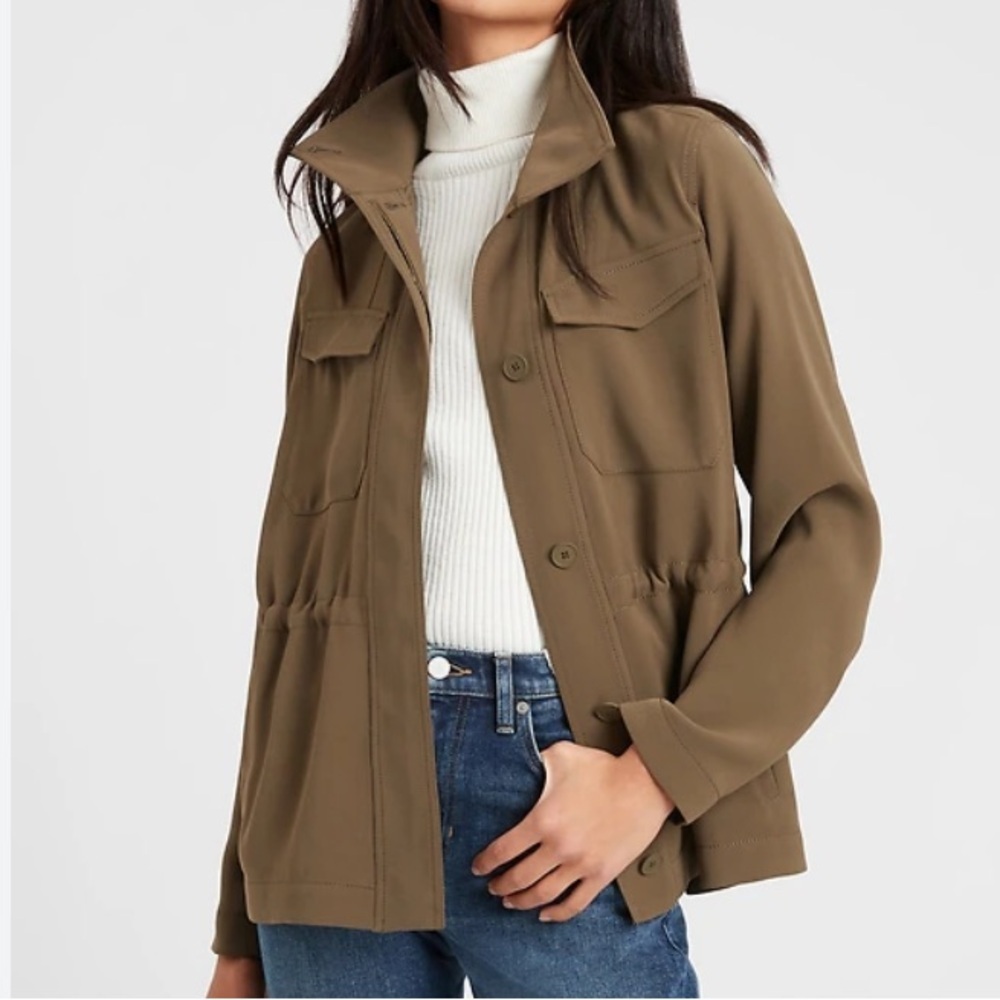 Banana Republic Field Jacket Women’s Lightweight Lined sz XS NEW